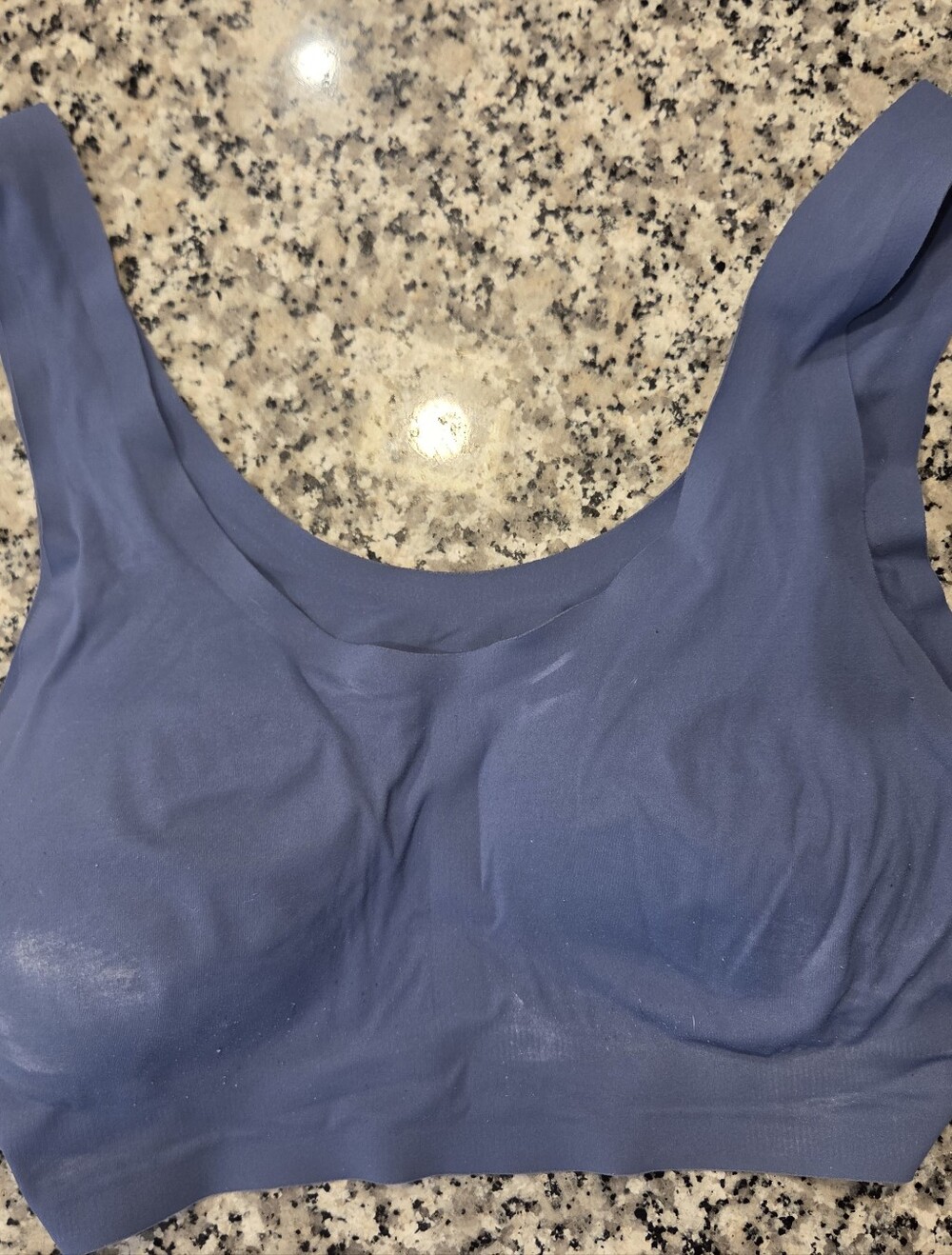 aerie Seamless Wireless Sports Bra in Slate Blue